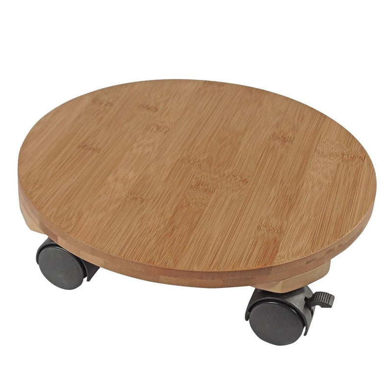 Load image into Gallery viewer, Nature plantentrolley rond ø30 cm bruin bpc