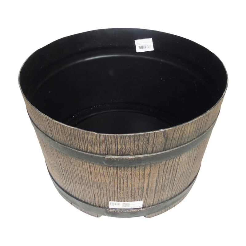 Load image into Gallery viewer, Nature standaard voor regenton met hout-look 45x28,5 cm bruin