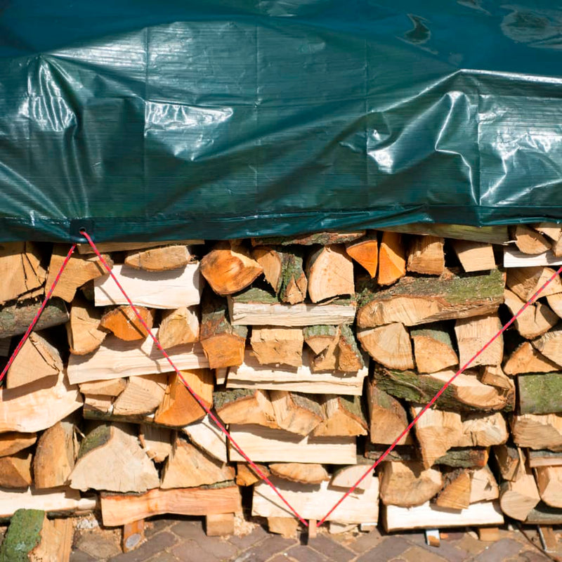 Load image into Gallery viewer, Nature afdekzeil hout 3 x 4 m pe groen 6072418