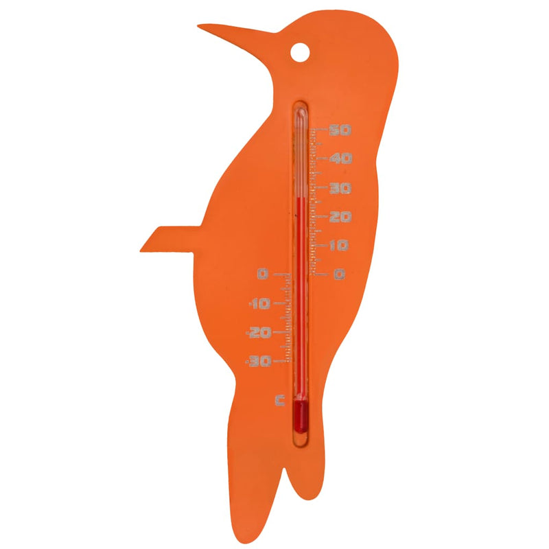 Load image into Gallery viewer, Nature wandthermometer vink oranje