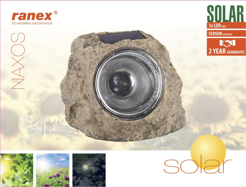 Load image into Gallery viewer, Ranex ra-5000154 solar tuinlamp 3 led