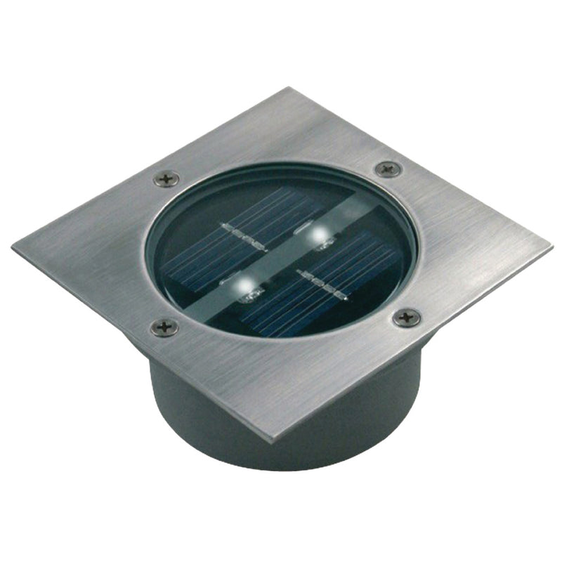 Afbeelding laden in galerijviewer, Ranex Ranex Ra-5000198 Vierkante Led Grondspot Geborsteld Rvs Glas (5000.198)