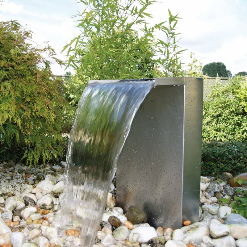 Load image into Gallery viewer, Ubbink waterfall met led venezia roestvrij staal 1312088