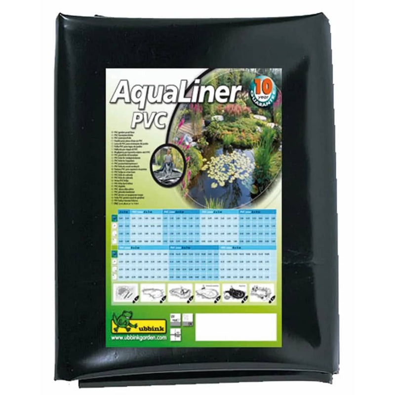 Load image into Gallery viewer, Ubbink vijverfolie aqualiner 6x4 m pvc zwart