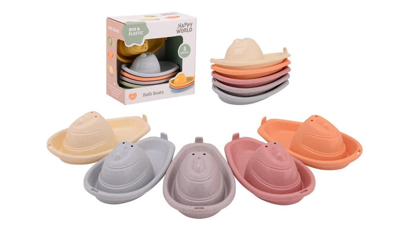 Afbeelding laden in galerijviewer, Johntoy happy world bio plastic badbootjes, 5st