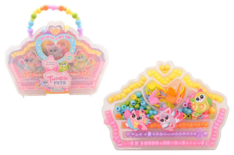 Afbeelding laden in galerijviewer, Johntoy twinkle pets - kralenset in prinsessen