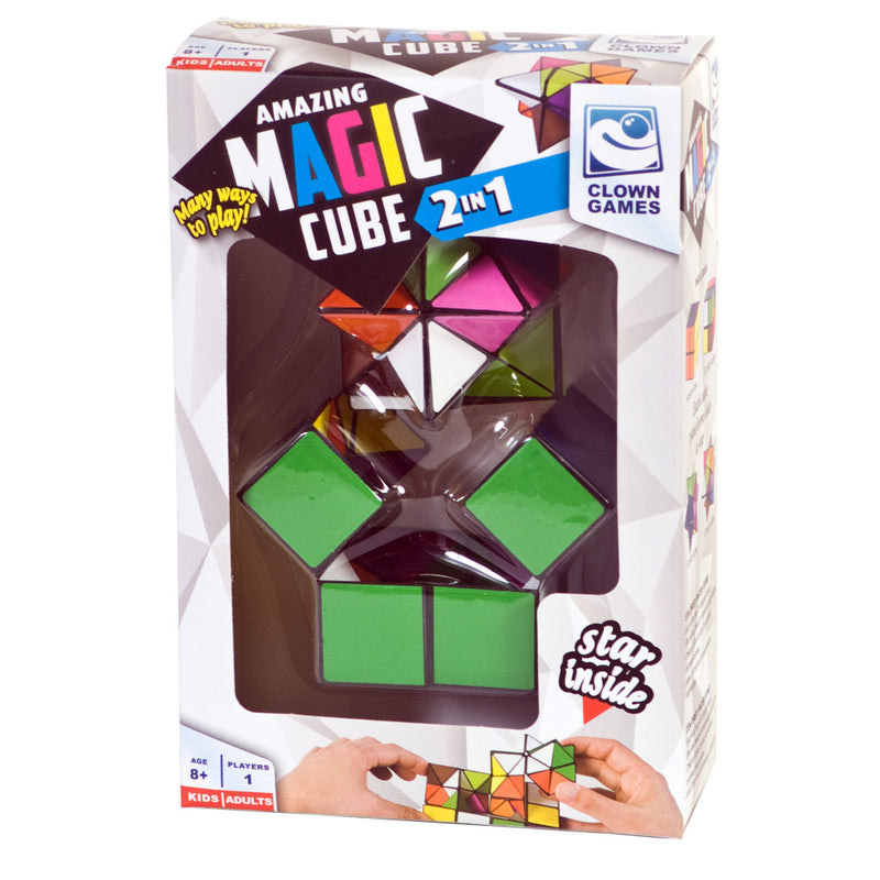 Load image into Gallery viewer, Clown games clown magic puzzel cube 2-in-1