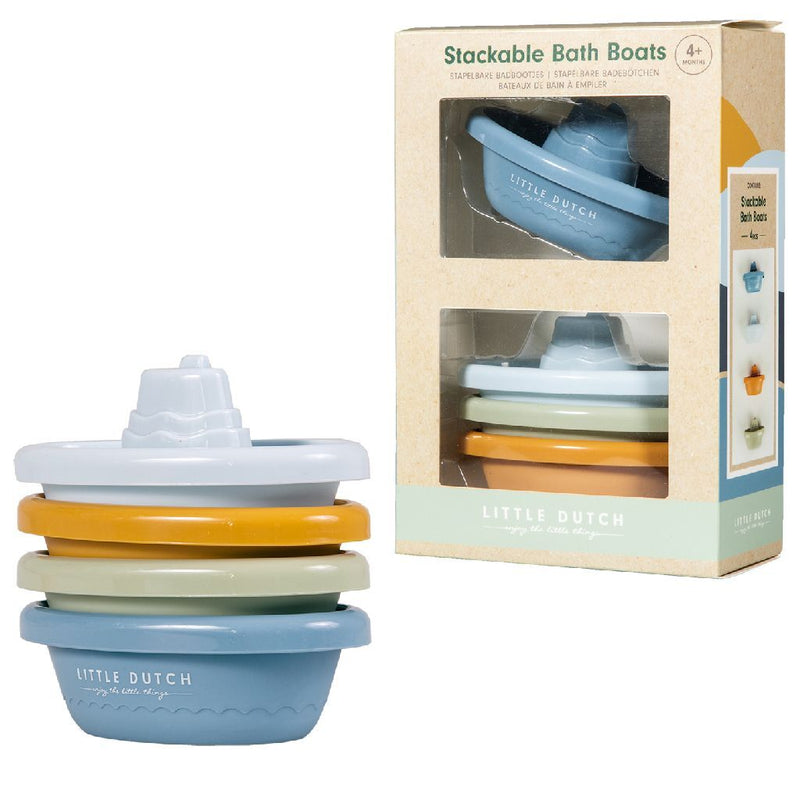 Load image into Gallery viewer, Rubo toys little dutch 4 bad bootjes set blauw
