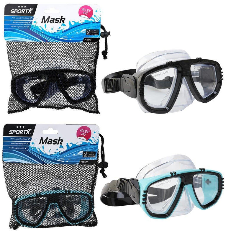 Chargez l'image dans la visionneuse de la galerie, Sportx volwassenen zwemmasker 3 sterren assorti