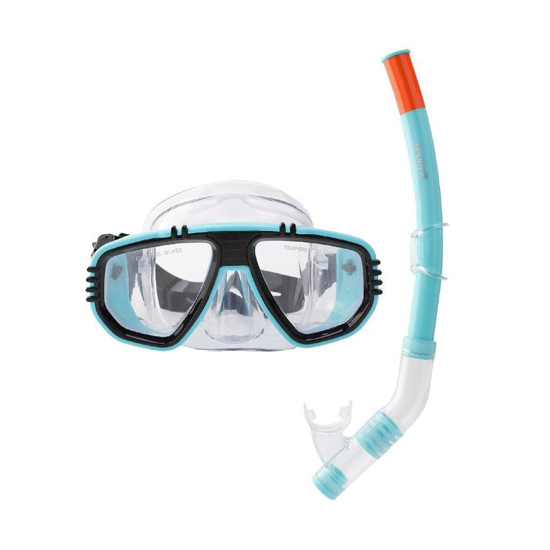 Load image into Gallery viewer, Sportx volwassenen snorkelset 4 sterren assorti