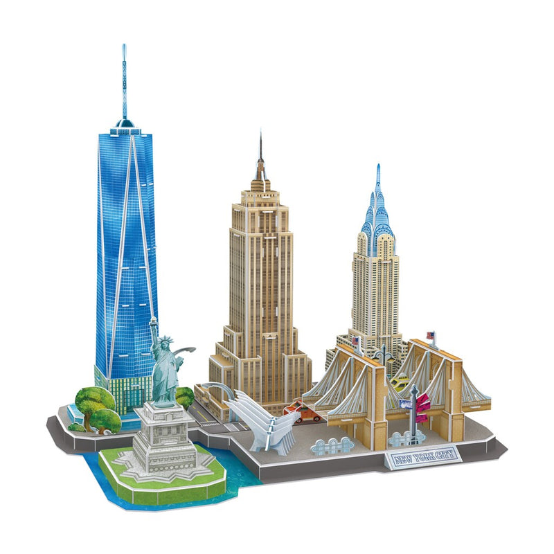Load image into Gallery viewer, Cubic fun city line 3d puzzel new york city 123 stukjes
