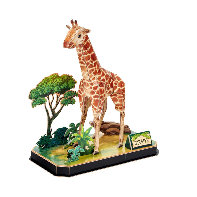 Load image into Gallery viewer, Cubic fun 3d puzzel giraffe 43 stukjes