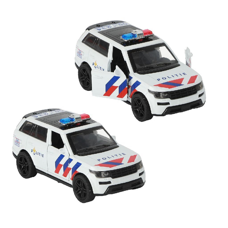 Load image into Gallery viewer, 112 pull-back politie suv 1:36 + licht en geluid