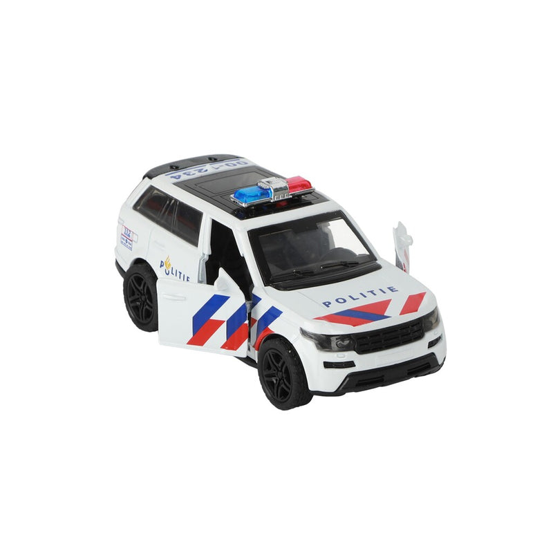 Load image into Gallery viewer, 112 pull-back politie suv 1:36 + licht en geluid