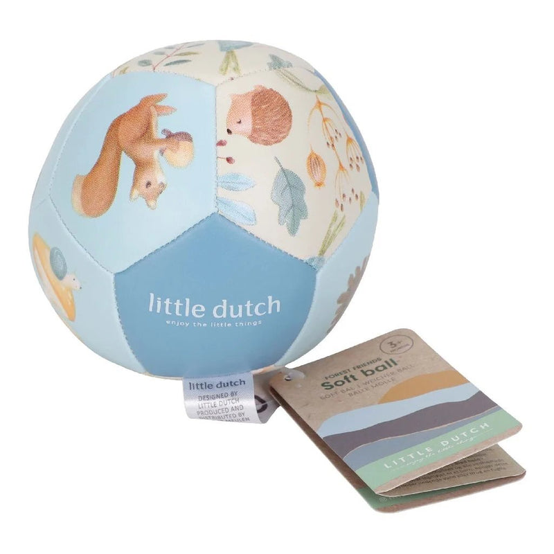Load image into Gallery viewer, Rubo toys little dutch forest friends softbal 10 cm blauw