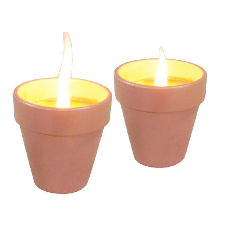 Chargez l'image dans la visionneuse de la galerie, Basic Citronellakaarsen in Terracotta Potje 6.5 cm 3 Stuks