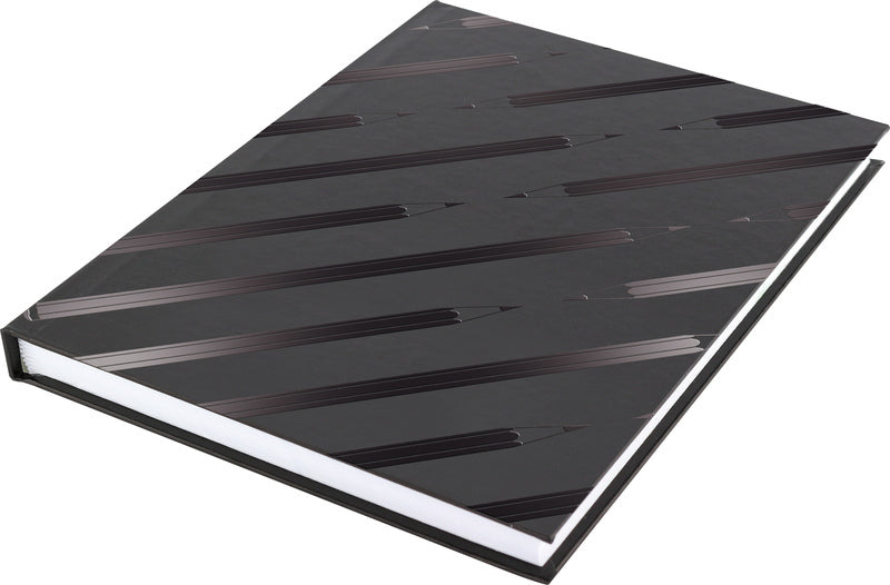 Load image into Gallery viewer, Kangaro k-5585 dummyboek a5 blanco hard cover 80 blad 140grs zwart design