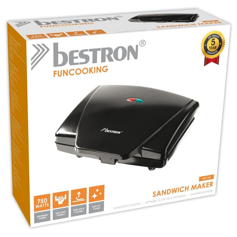 Load image into Gallery viewer, Bestron amg750z tosti-ijzer zwart