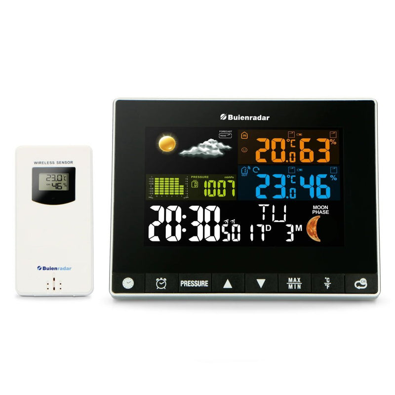 Load image into Gallery viewer, Alecto br700 buienradar 3in1 weerstation zwart