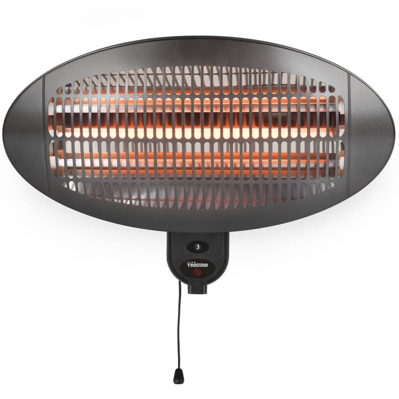 Load image into Gallery viewer, Tristar Tristar Terrasverwarmer wandmontage KA-5286 2000 W Quartz zwart