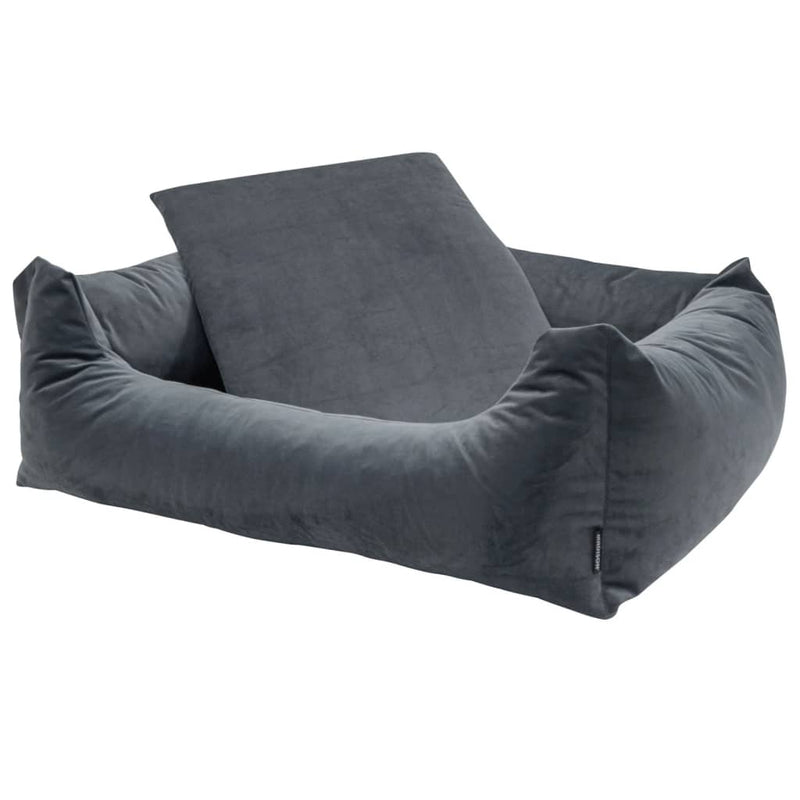 Load image into Gallery viewer, Madison madison hondenbed velvet 120x95x28 cm grijs