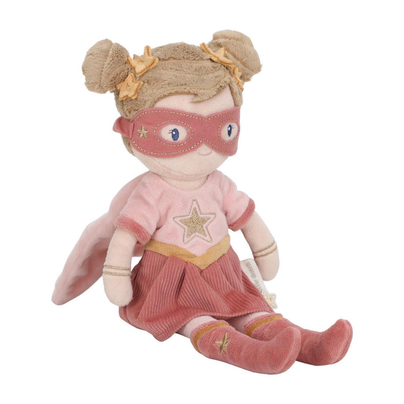 ギャラリービューアに画像をロードする, Little dutch superhero knuffelpop rosa - 35 cm