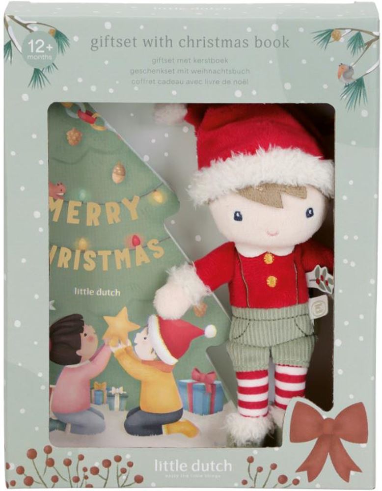 Afbeelding laden in galerijviewer, Little dutch - cadeauset kerst. boek+knu