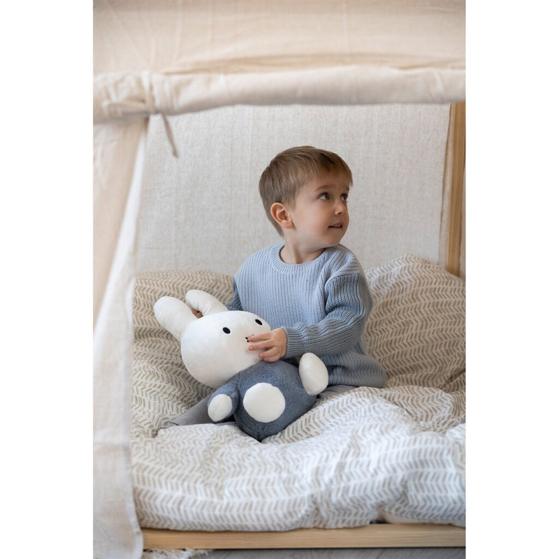 Load image into Gallery viewer, Nijntje fluffy knuffel 35 cm blauw