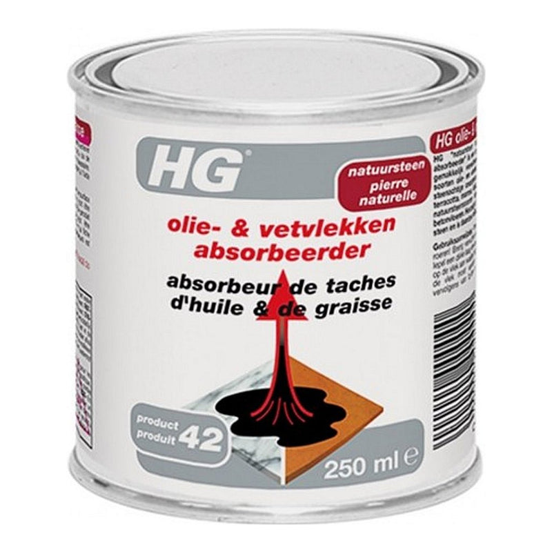 Laden Sie das Bild in Galerie -Viewer, Hg tegel en natuursteen olie- en vetvlekken absorbeerder (product 42) 250ml