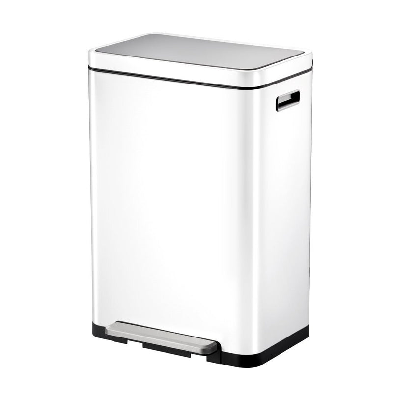 Afbeelding laden in galerijviewer, EKO EKO X-Cube Pedaalemmer 2x20L Wit