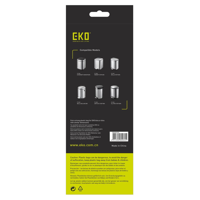 Load image into Gallery viewer, Eko afvalzakkenset a 24x30 st 3-6 l wit