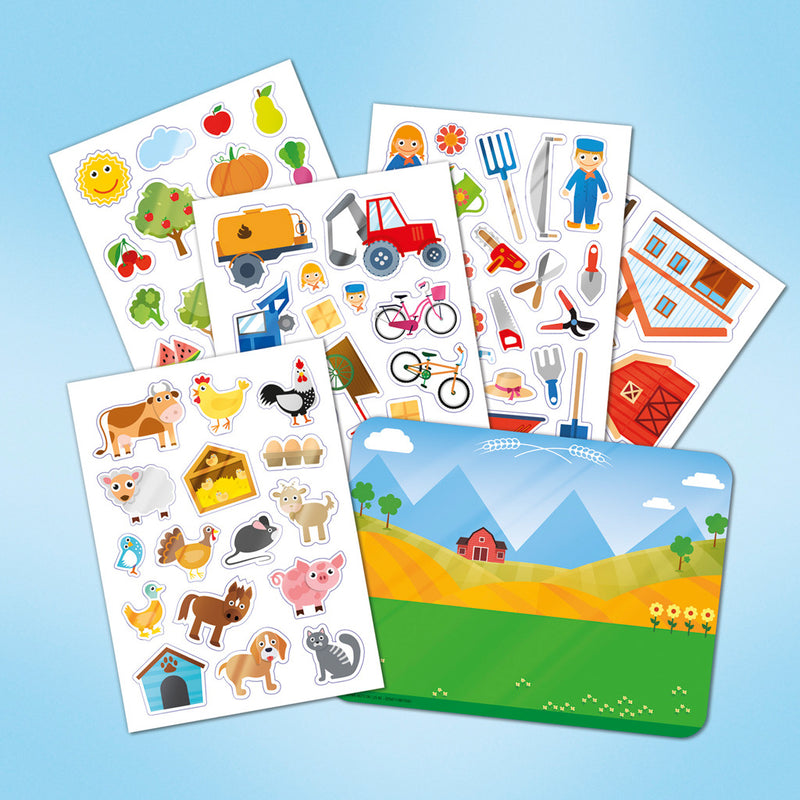 Load image into Gallery viewer, Totum verwijderbare raamstickers boerderij 70 stuks