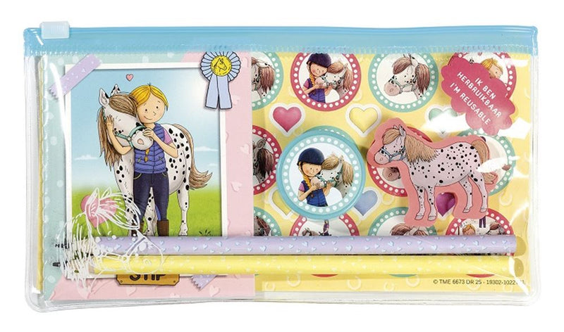 Afbeelding laden in galerijviewer, Stip de pony stationary set. 3+