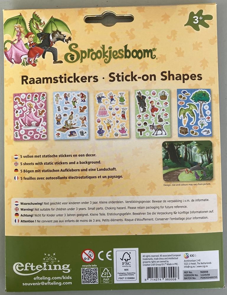 Afbeelding laden in galerijviewer, Dsp raamstickers sprookjesboom, efteling