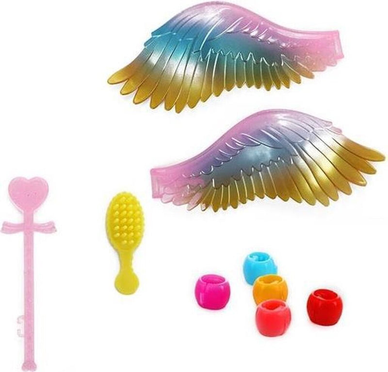 Afbeelding laden in galerijviewer, Lilly tienerpop 15cm met beweegbare eenhoorn lauren