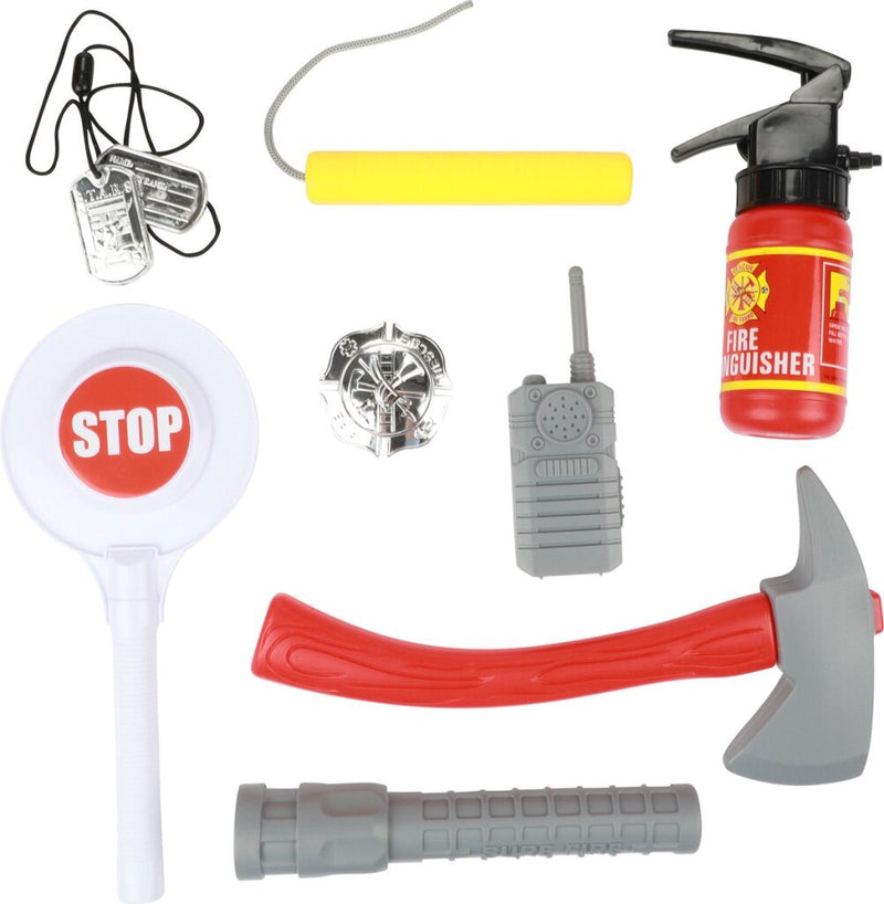 Load image into Gallery viewer, Toi-toys toi toys fire fighter brandweerkoffer met accessoires 25x16x6cm