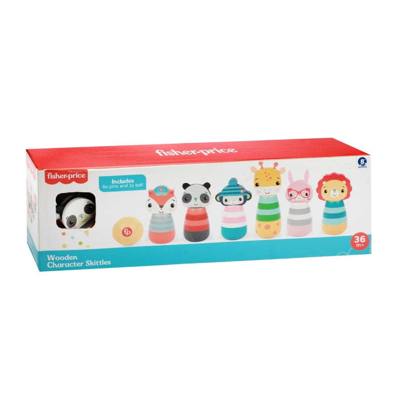 Load image into Gallery viewer, Fisher price houten kegelspel dieren