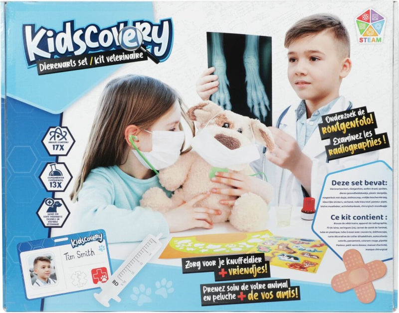 Load image into Gallery viewer, Kidscovery experiment dierenarts set xl