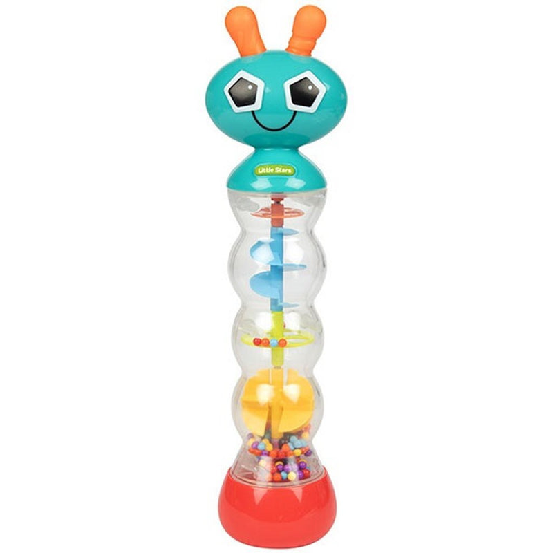 Afbeelding laden in galerijviewer, Toi-toys little stars rups rammelaar met spiegel