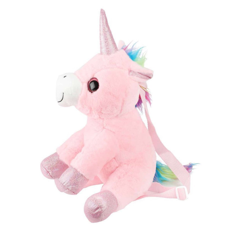 Afbeelding laden in galerijviewer, Toi-toys eenhoorn knuffel rugzak 30 cm