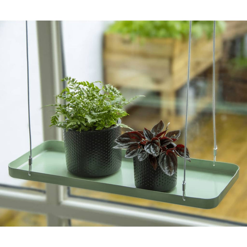 Load image into Gallery viewer, Esschert design plantenblad hangend rechthoekig s groen