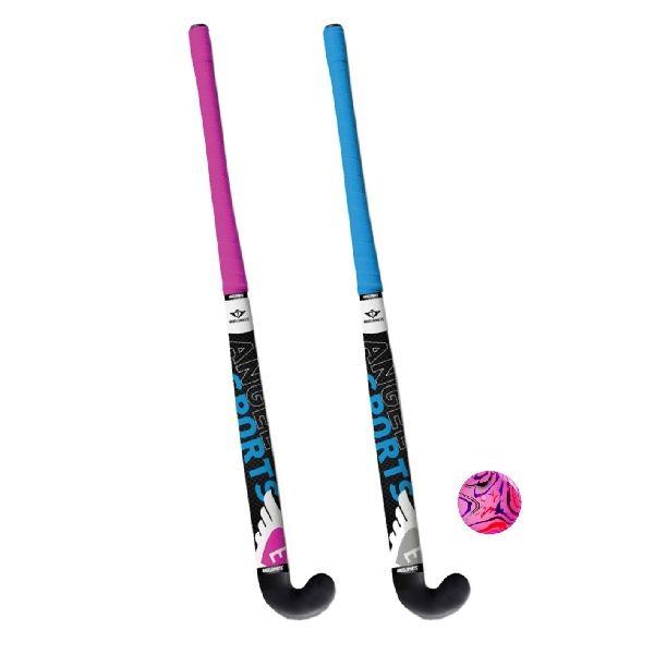 Load image into Gallery viewer, Angel sports hockeyset roze en blauw 28''