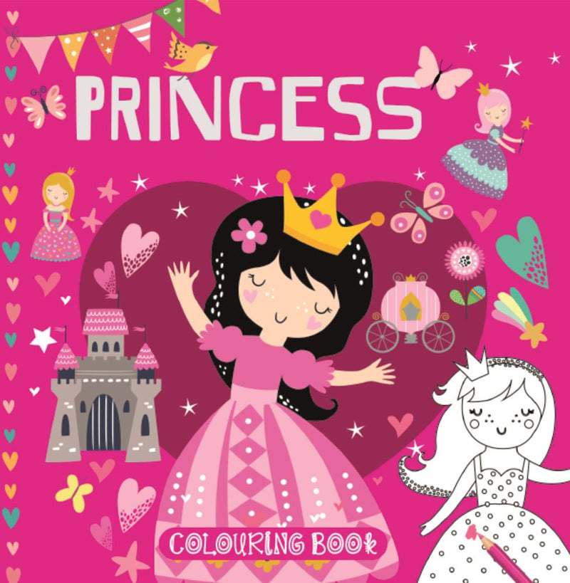 Afbeelding laden in galerijviewer, Kleurboek unicorn princess (12 stuks).