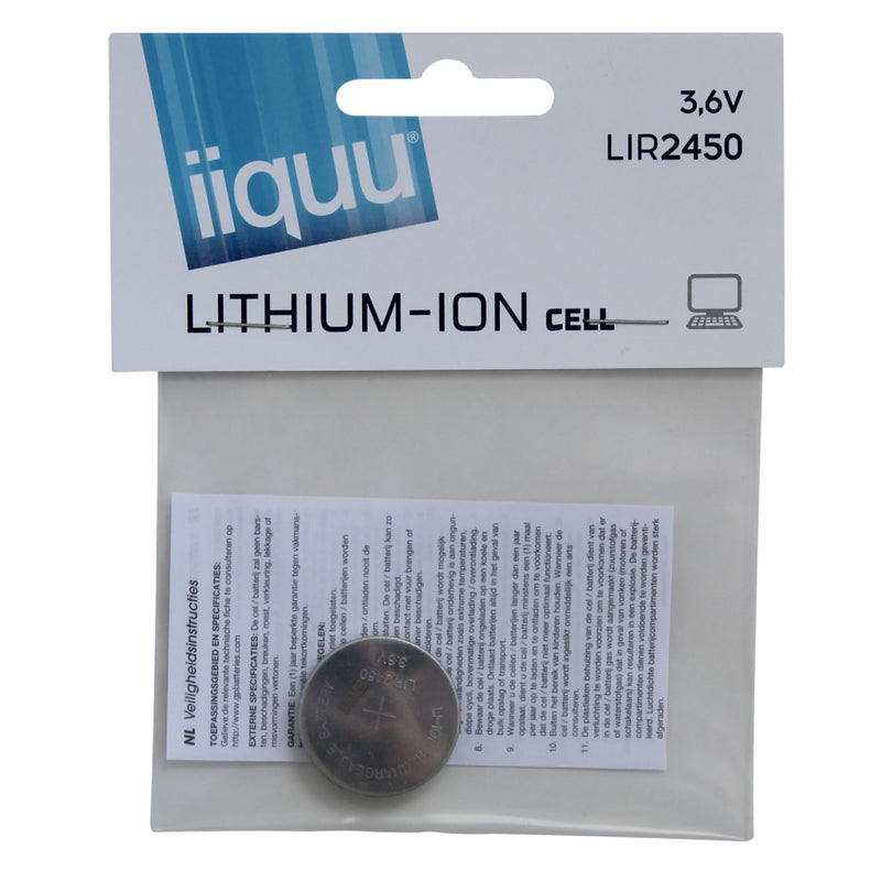 Load image into Gallery viewer, Iiquu knoopcel li-ion lir2450