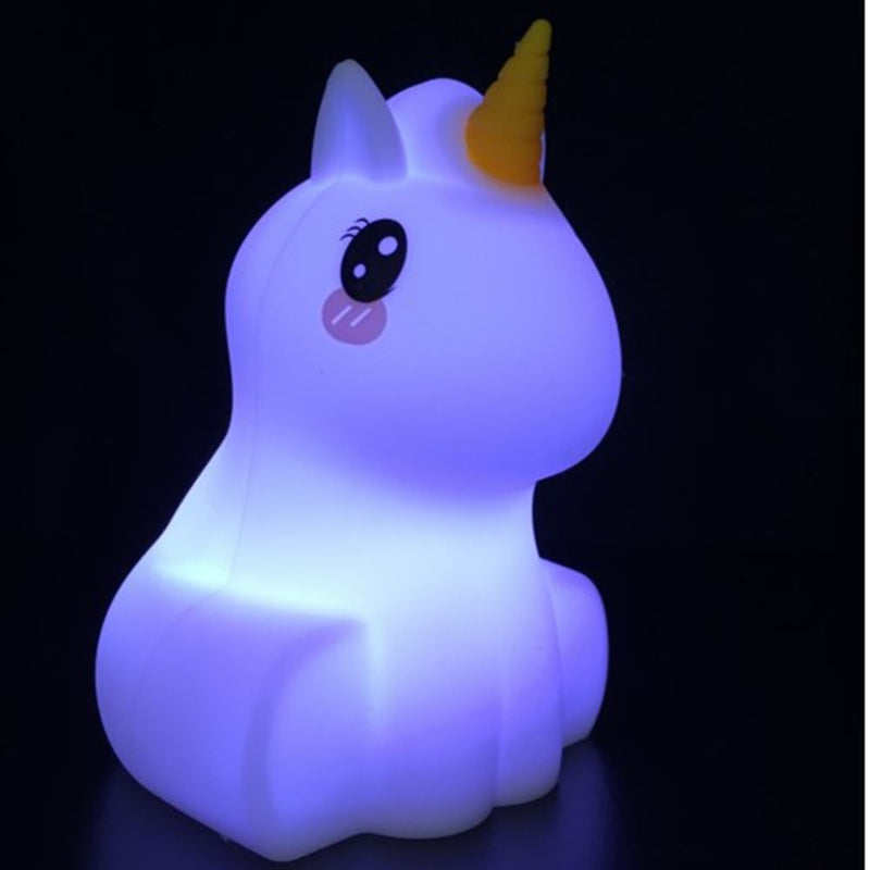Chargez l'image dans la visionneuse de la galerie, Nachtlamp silicone eenhoorn. 1+