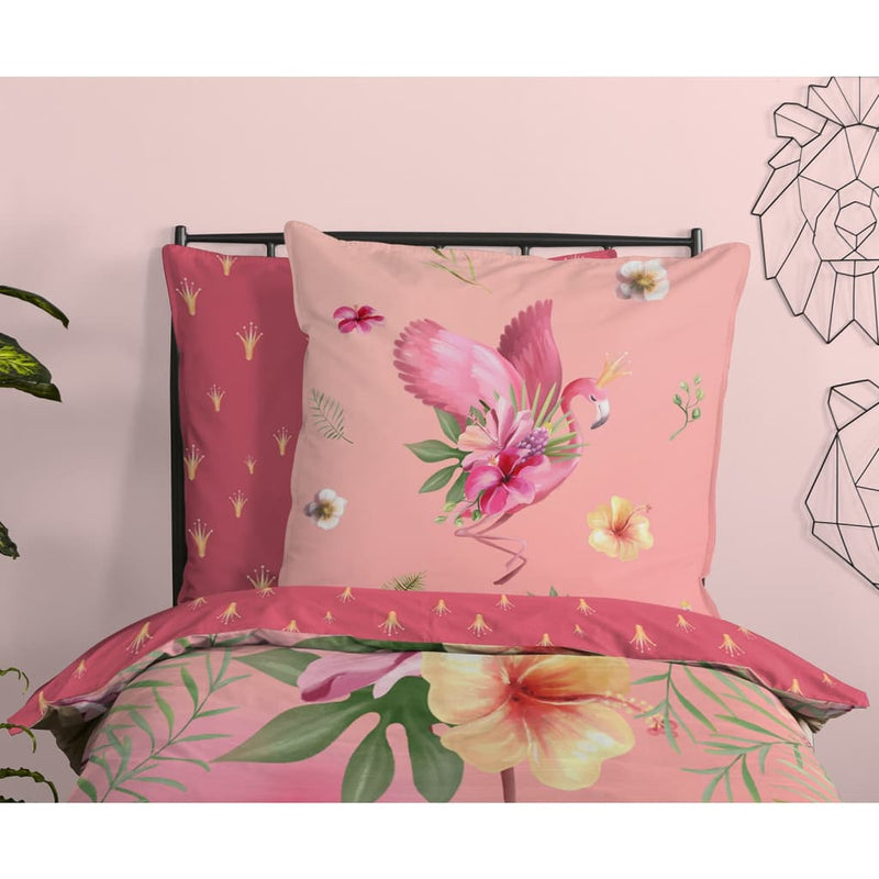 Load image into Gallery viewer, Good Morning Good Morning Kinderdekbedovertrek QUEEN 135x200 cm roze
