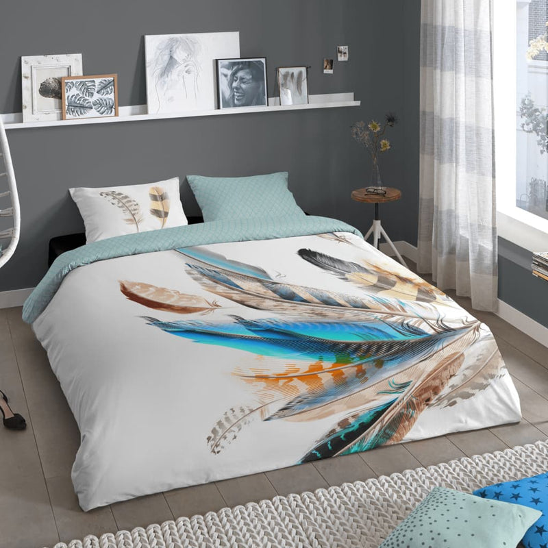 Load image into Gallery viewer, Good Morning Good Morning Dekbedovertrek FEATHER 155x220 cm meerkleurig