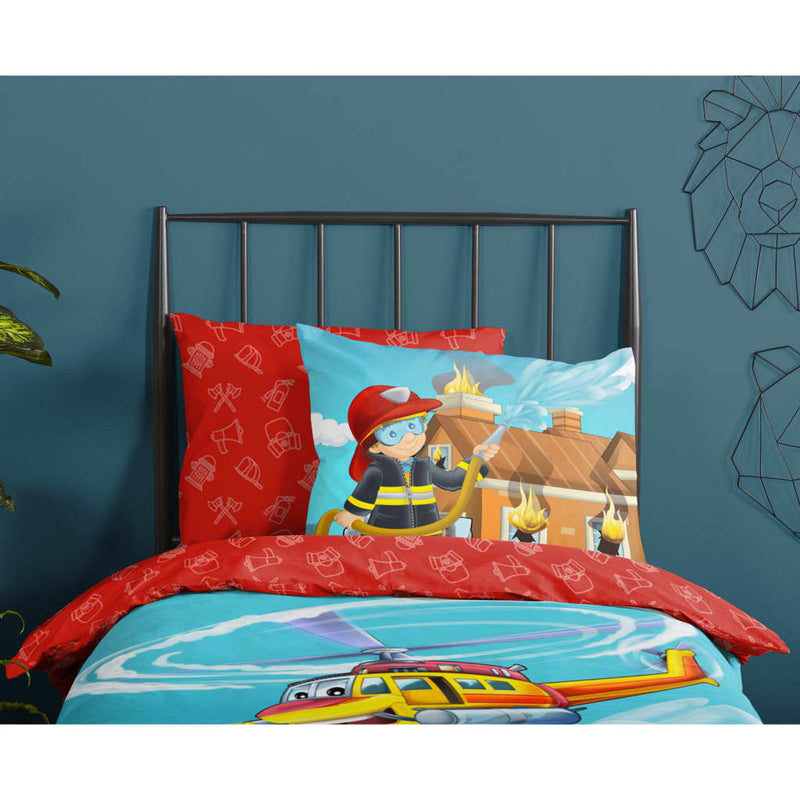 Load image into Gallery viewer, Good Morning Good Morning Kinderdekbedovertrek Fire 140x200 220 cm