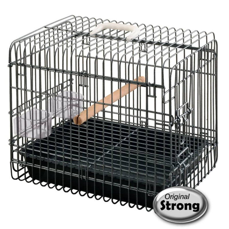 Load image into Gallery viewer, Strong Strong Reiskooi voor vogels Light 33x45x39 cm zwart 99036