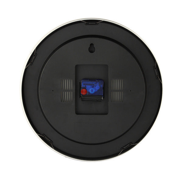 Load image into Gallery viewer, NeXtime NeXtime NE-3999ST Wandklok Dia. 35 Cm, Geborsteld Aluminium, #039;Station #039;